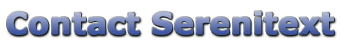 Contact Serenitext